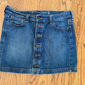 Old Navy Dark Blue Denim Skirt